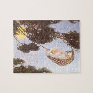 Junge in Hassoc Tree von Jessie Willcox Smith Puzzle