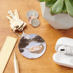 Junge in Hassoc Tree von Jessie Willcox Smith Schlüsselanhänger