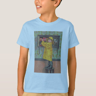 Junge in Raincoat T-Shirt