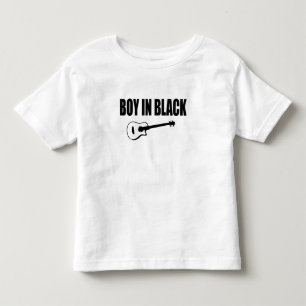 Junge in Schwarz Kleinkind T-shirt