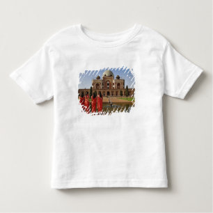 Junge indische Damen und Humayun's Tomb, Delhi, Kleinkind T-shirt