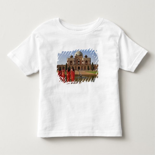 Junge indische Frauen und Humayun's Grab, Delhi, Kleinkind T-shirt (Vorderseite)
