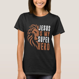 Junge Jesus ist mein Superheld Christlicher Gott S T-Shirt