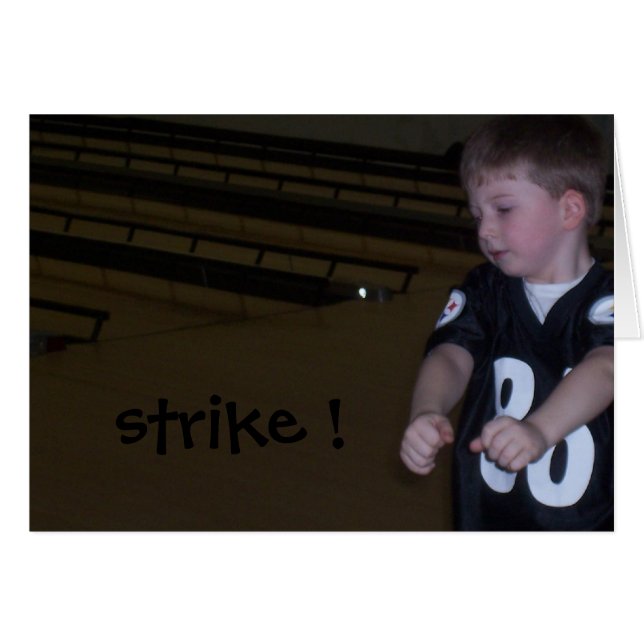 JUNGE JUNGE BOWLING......STRIKE (Vorderseite (Horizontal))