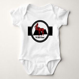 Junge Junge Elche wilden Bodysuit Baby Strampler