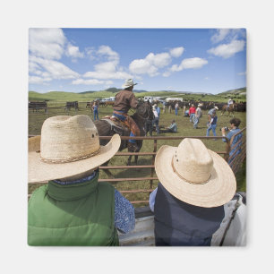 Junge Jungen auf der Hughes Ranch 2007 Magnet
