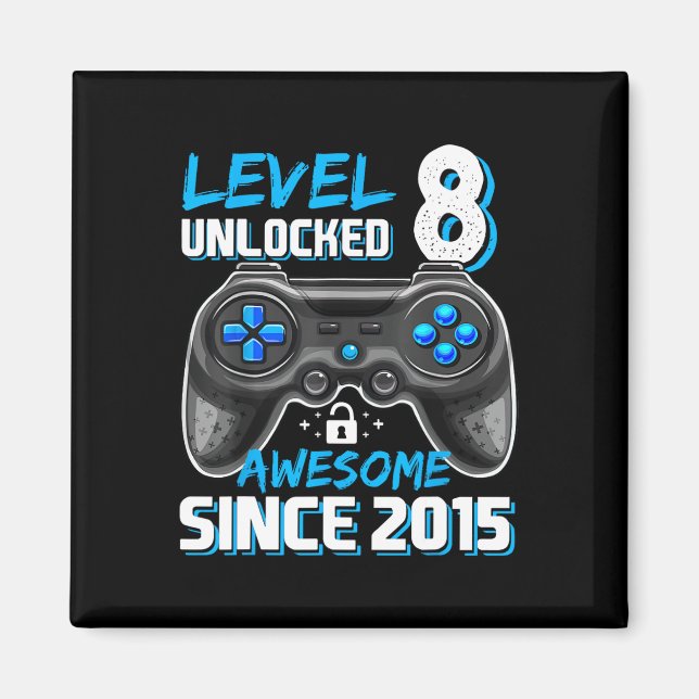 Junge Jungen Stufe 8 Phantastisch 2015 Magnet (Vorne)