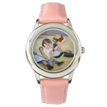 Junge Kinder, die am Strand spielen (Mary Cassatt)