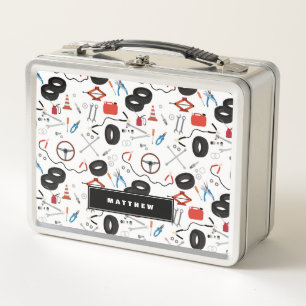 Junge Kinder von Kfz-Werkzeugen Metall Brotdose