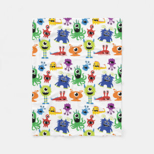 Junge Kleine Monster Niedliche Kids, farbiges Must Fleecedecke
