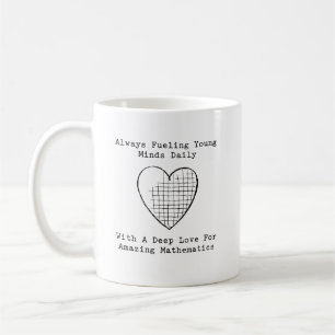 Junge Köpfe mit Liebe für großartige Mathematik fö Kaffeetasse