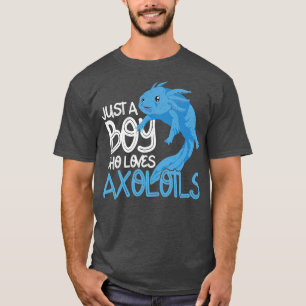 Junge Liebe Axolotls Unique Amphibien Exotic Axolo T-Shirt