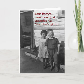 Junge Liebe Feiertagskarte