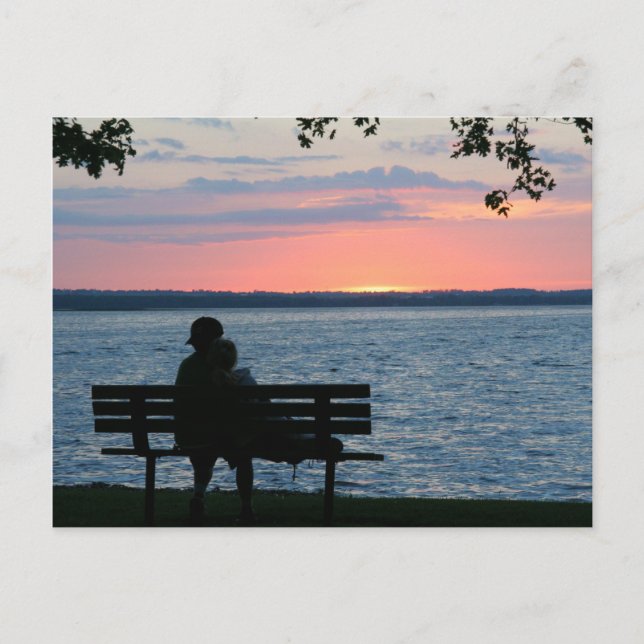 Junge Liebe Postkarte (Vorderseite)