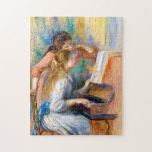 Junge Mädchen am Klavier, Renoir Puzzle