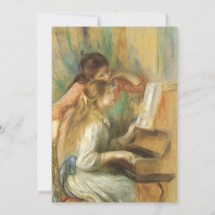 Junge Mädchen am Klavier von Pierre Renoir
