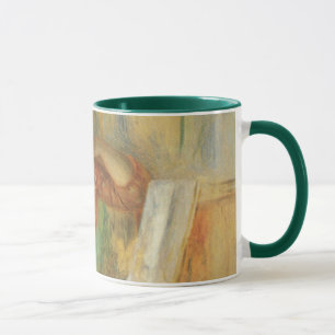 Junge Mädchen am Klavier von Pierre Renoir Tasse