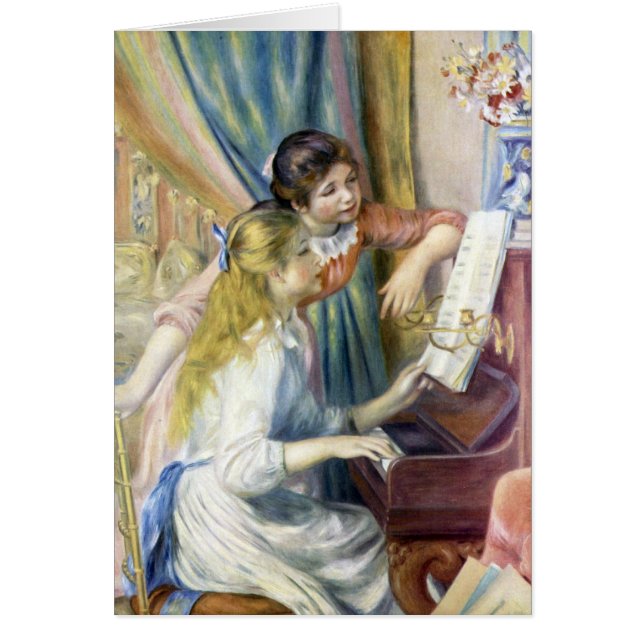 Junge Mädchen am Piano von Pierre Renoir (Vorne)