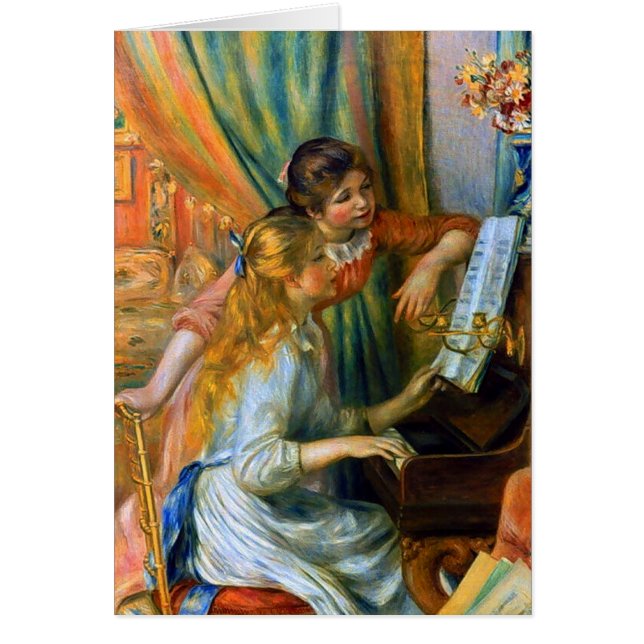 Junge Mädchen am Piano von Pierre Renoir (Vorne)