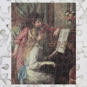 Junge Mädchen am Piano von Pierre Renoir Puzzle