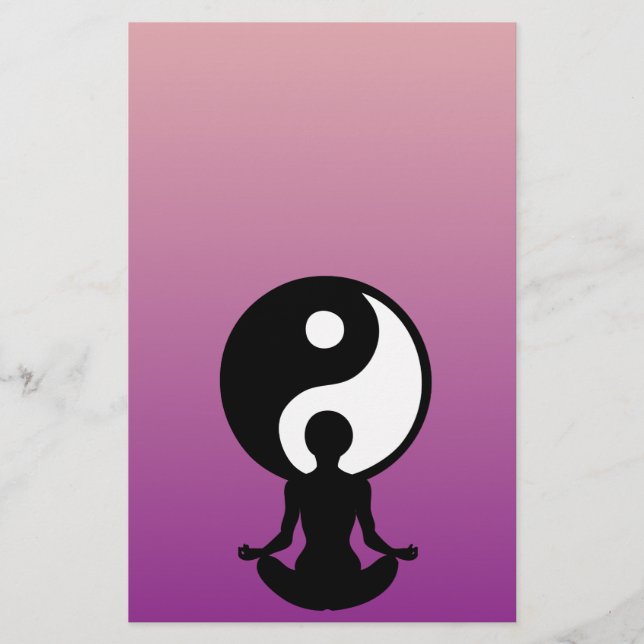 Junge Mädchen, die Yoga praktizieren Flyer (Vorne)