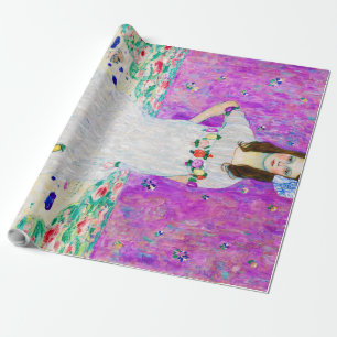 Junge Mädchen, Gustav Klimt Geschenkpapier