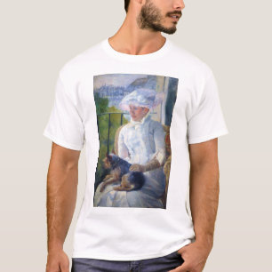 Junge Mädchen und ihr Hund, Mary Cassatt T-Shirt