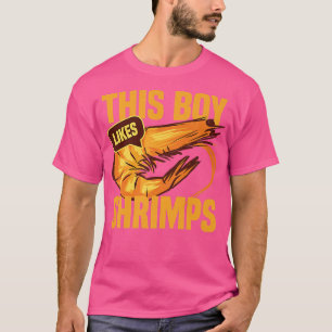 Junge mag Shrimps Funny Seafood Koch T-Shirt