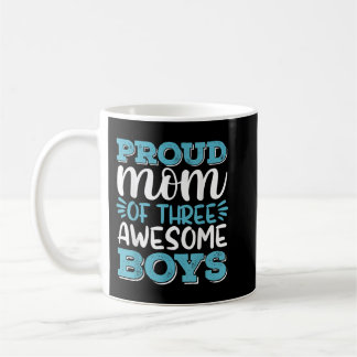 Junge Mama Shirt für Frauen, stolz Mama 3 Phantast Kaffeetasse