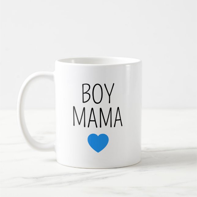 Junge Mama Tasse, Mama der Jungen Tasse, Mama Tass Kaffeetasse (Links)