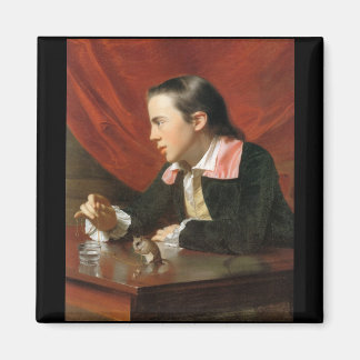 Junge mit Eichhörnchen von John Singleton Copley Magnet