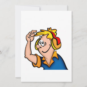 Junge mit Kopfhörer