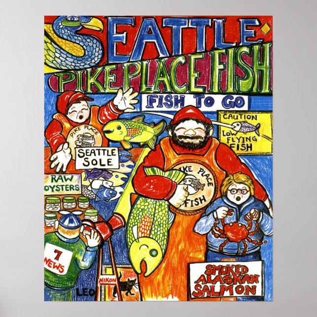 Junge mit Krabbe Poster (Vorne)