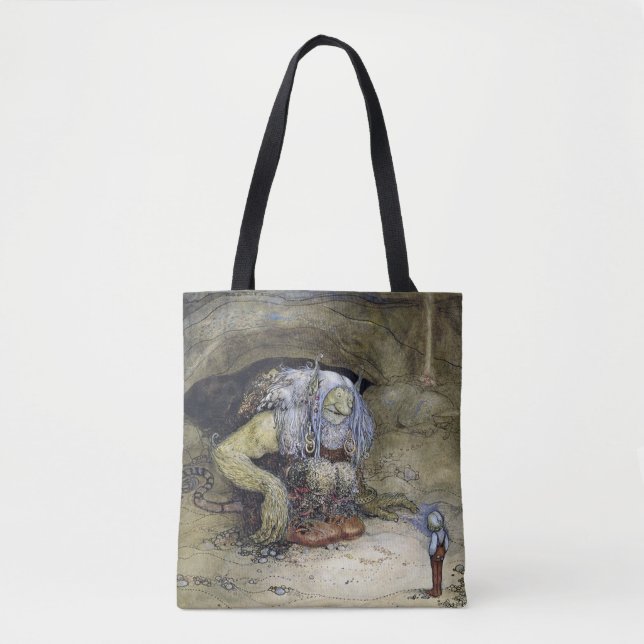 „Junge mit Troll“ von John Bauer (Vorderseite)