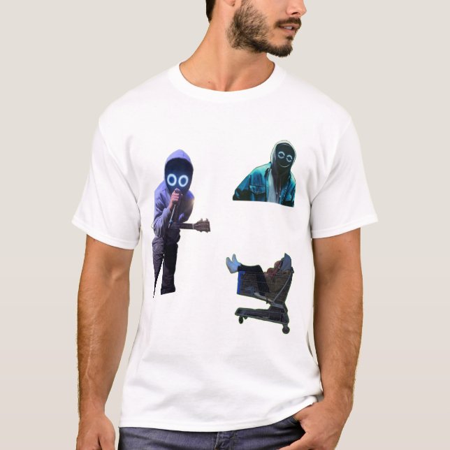 Junge mit uke ukele T-Shirt (Vorderseite)