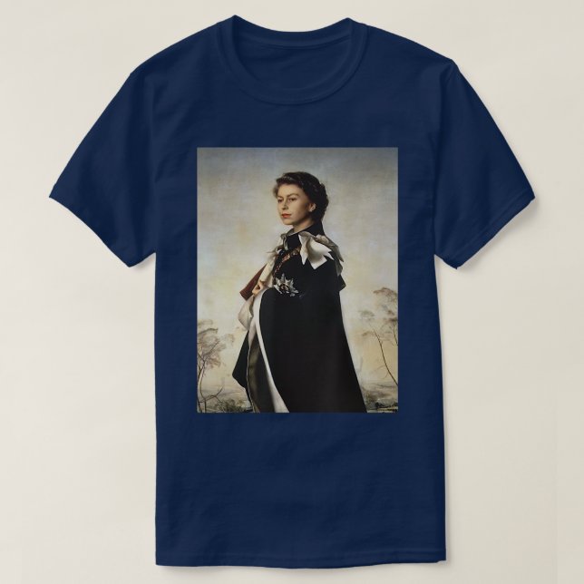 Junge Monarchin - Königin Elizabeth II. T - Shirt (Design vorne)