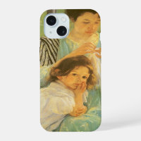 Junge Mutter beim Nähen von Mary Cassatt, Vintage-