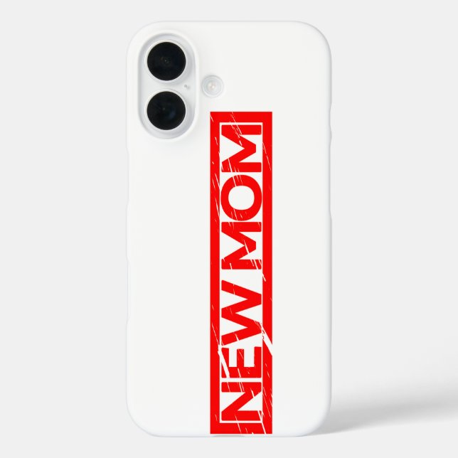 Junge Mutter Briefmarke Case-Mate iPhone Hülle (Rückseite)