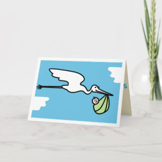 Junge Mutter Glückwunschkarte Karte