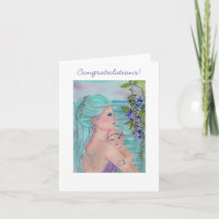 Junge Mutter Gratulationen Grußkarte von Renee