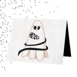 Junge Mutter Halloween Glückwunsch Karte