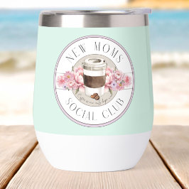 Junge Mutter Spaß, Kaffee ist unsere einzige Hoffn