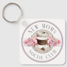 Junge Mutter Spaß, Kaffee ist unsere einzige Hoffn Schlüsselanhänger