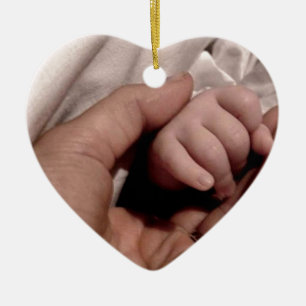 Junge Mutter und Baby - Lebensfreude Keramikornament