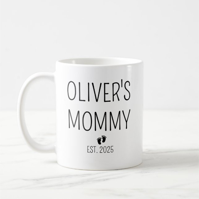 Junge Mutter und Vater Tasse, Mami Tasse, Junge Mu Kaffeetasse (Links)