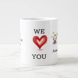 Junge Mutter von Triplets-Geschenk, kundenspezifis Jumbo-Tasse