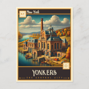 Junge, New York   VINTAG Postkarte