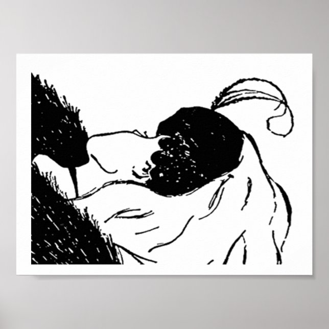 Junge oder alte Frau Illusion Poster (Vorne)