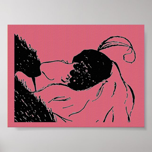 Junge oder alte Frau Illusion Poster (Vorne)