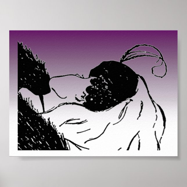 Junge oder alte Frau Illusion Poster (Vorne)